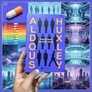 Admirável Mundo Novo de Aldous Huxley: a distopia que não precisa te prender (só te deixar confortável demais para sair)